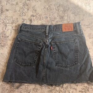 Levi's Dark Blue Mini Skirt
